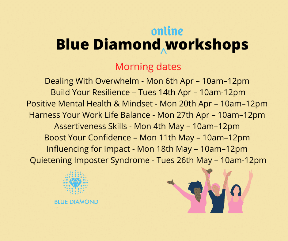 Blue Diamond online workshops