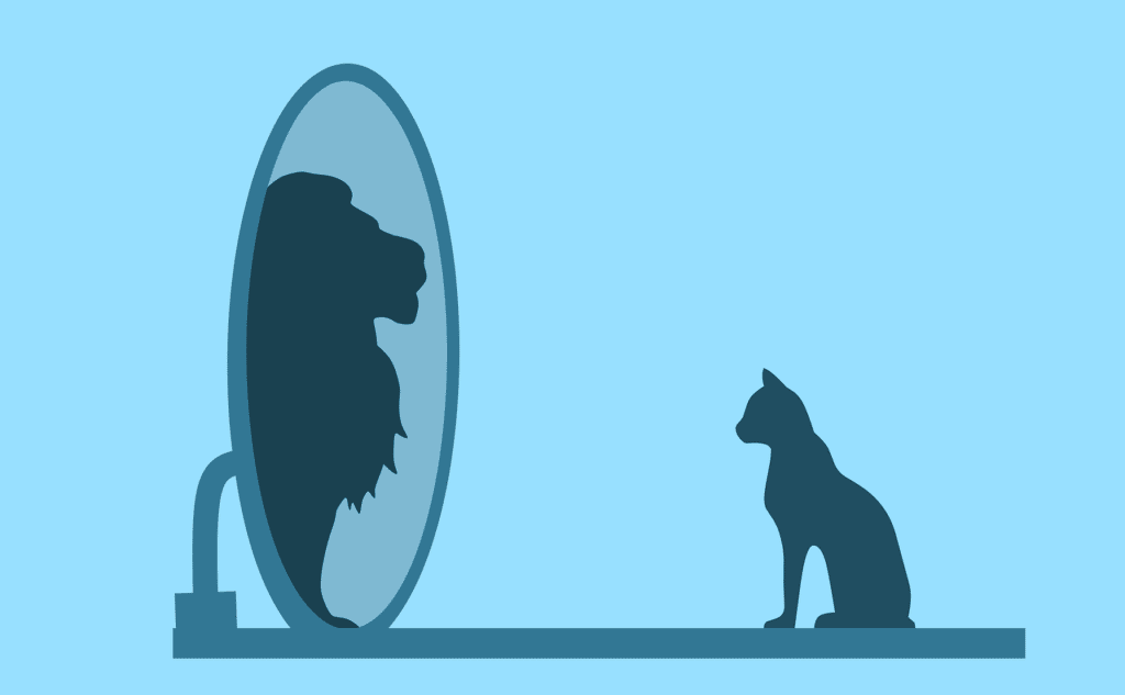 Boost confidence in ourselves by looking in the mirror